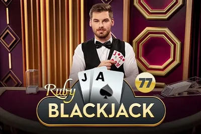 Blackjack 77 - Ruby – gioco live disponibile su SpinBoss Casino